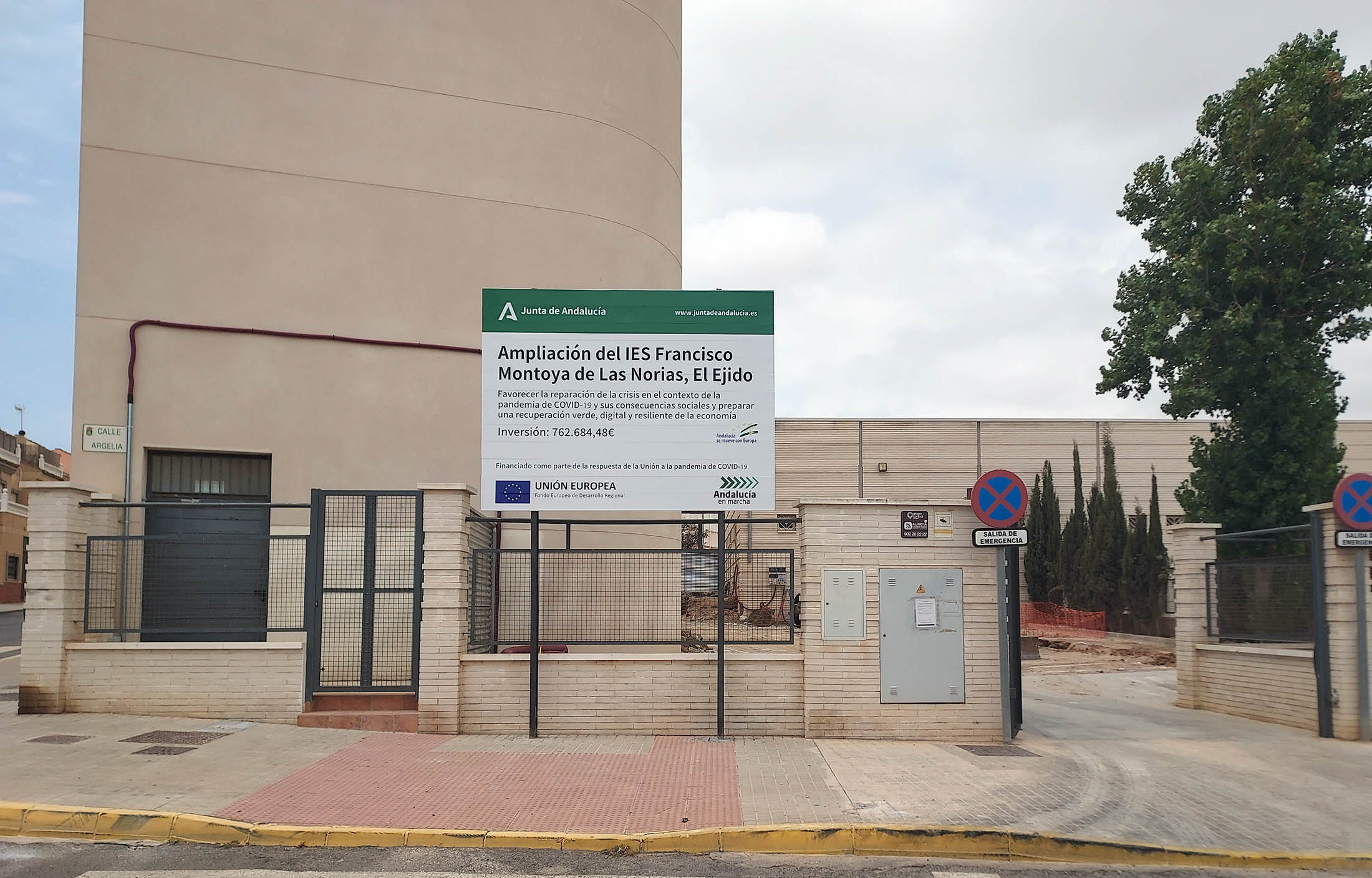 ampliación del colegio IES Francisco Montoya en El Ejido-herysan